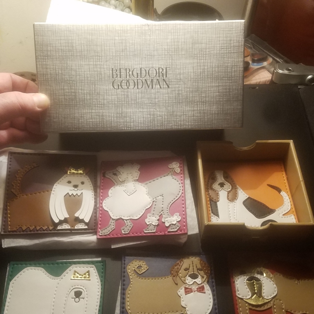 Bergdorf Goodman Pup Coasters Brand New